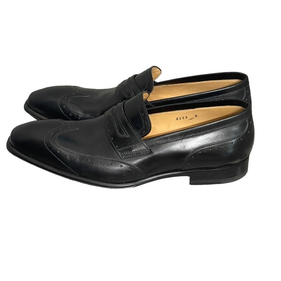 Stefano Branchini black leather men‎ shoes size 8 Authentic!! main image 8